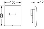 TECEplanus Urinal Elektronik 230/12 V Netz edelstahl geb&uuml;rstet
