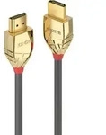 LINDY Anschlusskabel HDMI-A Stecker, HDMI-A Stecker 5.00m Grau 37604 8K UHD