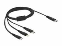 "Delock USB Ladekabel 7,60 cm 3" 1 Type-C zu Lightning Micro 1 m Digital/Daten 1 m"