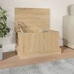 vidaXL Truhe Sonoma-Eiche 50x30x28 cm Holzwerkstoff