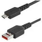 StarTech.com 3ft (1m) Secure Charging Cable, USB-A to Micro USB Data Blocker