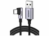 UGREEN Angled USB-C To USB-A Data Cable Black 1M (50941)