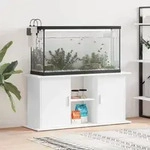 vidaXL Aquariumst&auml;nder Wei&szlig; 121x41x58 cm Holzwerkstoff