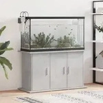 vidaXL Aquariumst&auml;nder Betongrau 101x41x58 cm Holzwerkstoff