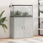 vidaXL Aquariumst&auml;nder Betongrau 81x36x73 cm Holzwerkstoff