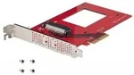 "StarTech.com U.3 to PCIe Adapter Card, PCIe 4.0 x4 Adapter For 2.5"" U.3 NVMe SSDs,