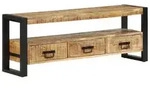 vidaXL TV-Schrank 120x30x45 cm Massivholz Mango