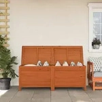 vidaXL Gartentruhe Braun 150x50x56,5 cm Massivholz Tanne