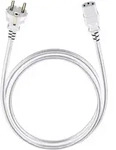 Strom Anschlusskabel [1x Schutzkontakt-Stecker - 1x Kaltger&auml;te-Buchse C13] 5.00 m
