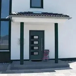 vidaXL Haust&uuml;r Anthrazit 100x200 cm Aluminium und PVC