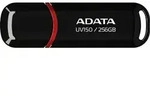 ADATA Flash Disk 256 GB UV150 USB 3.1 Dash Drive R 90/W 20 MB/s cerna - 256 GB -