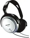 Philips SHP2500 Over Ear Kopfh&ouml;rer kabelgebunden Schwarz, Silber Lautst&auml;rkeregelung