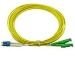 BlueOptics Duplex LWL Patchkabel LC-UPC/E2000-APC Singlemode 0.5 Meter