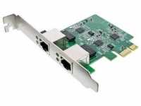 InLine® Dual Gigabit Netzwerkkarte, 2x RJ45 2,5Gb/s, PCIe x1, inkl. low profile