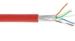INLINE - Patchkabel - S/FTP (PiMf) - Cat.6A - 500MHz - halogenfrei - Kupfer - rot -