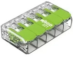 WAGO 221-425 221 Verbindungsklemme flexibel: 0.14-4mm2 starr: 0.2-4mm2 Polzahl: 5 25