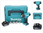 Makita DHG 181 G1J Akku Hei&szlig;luftgebl&auml;se 18 V 150 - 550&deg;C + 1x Akku 6,0 Ah +...