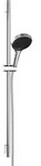 hansgrohe Brauseset, Rainfinity, 3jet, Stange 90cm, Schlauch 160cm, chrom, 1 Stk.