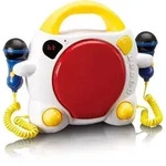 LENCO KCD-011KIDS Tragbarer Kinder Karaoke CD-Player mit BT