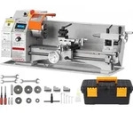VEVOR Metalldrehmaschine 17,8x40,6cm Drehbank Metall 50-2500U/min Tischdrehbank