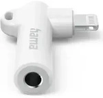 Hama 00201700 Kabeladapter 3.5 mm Lightning Wei&szlig; (00201700)