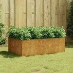 vidaXL Hochbeet 120x80x40 cm Cortenstahl