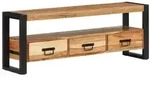 vidaXL TV-Schrank 120x30x45 cm Massivholz Akazie