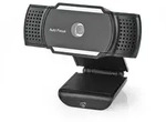 Nedis Webcam| 2Ka30fps| Autofokus| Eingebautes Mikrofon| Schwarz