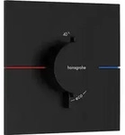 HG FMS ShowerSelect Comfort E Thermostat, UP mattschwarz