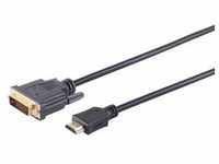 HDMI Stecker / DVI-D (24+1) Stecker verg. 5m