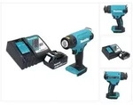 Makita DHG 180 RT1 Akku Hei&szlig;luftgebl&auml;se 18 V 550 &deg;C + 1x Akku 5,0 Ah + Ladeger&auml;t