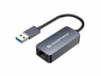 Conceptronic Kabelgebunden USB Ethernet 2500 Mbit/s Grau 2.5G-Ethernet 3.0 Adapter