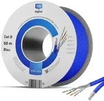 hb-digital CAT 8 Kabel Duplex Installationskabel 50m max. 2000 MHz S/FTP AWG22 LSZH