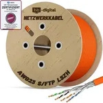 hb-digital CAT7 Kabel Verlegekabel Ethernet 250m Datenkabel Installationskabel S/FTP