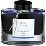 Tintenglas Iroshizuku Glas mit 50ml ajisai (blau)
