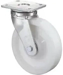 Lenkrolle 85mm RR100.B15 Platte,Kst.wei&szlig;,KL RR100.B15.085