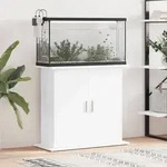 vidaXL Aquariumst&auml;nder Wei&szlig; 81x36x73 cm Holzwerkstoff