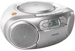 Philips AZ127/12 CD-Soundmaschine CD-Radio UKW Silber