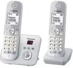Panasonic KX-TG6822 Duo DECT, GAP Schnurloses Telefon analog Anrufbeantworter,