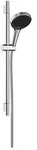 hansgrohe Rainfinity Brauseset 130 3jet EcoSmart mit Brausestange S Puro 65 cm,