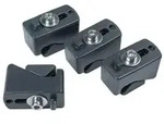 Basil Korbbefestigungsset WSL, schwarz (4er Pack)