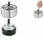 APS Drehaschenbecher PUSH, silber