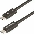 StarTech.com 1.6ft (50cm) Thunderbolt 4 Cable, 40Gbps, 100W Power Delivery, 4K/8K