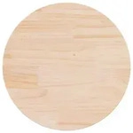 vidaXL Tischplatte &Oslash;60x2,5 cm Massivholz Kiefer