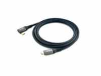 Equip USB Kabel 2.0 C -> wink. St/St 3.00m 90Grad sw Digital/Daten m