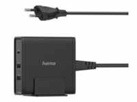 hama 00200017 Universal-USB-C-Ladestation, 3 Ports, Power Delivery (PD), 5-20V/65W