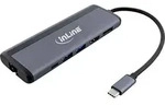 InLine&reg; 8-in-1 USB-C Multihub, HDMI, DP, USB 3.2, PD 3.0 100W, MST Eingabe / Ausgabe