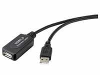Renkforce RF-4535084 - 10 m - USB A - USB A - USB 2.0 - 480 Mbit/s - Schwarz