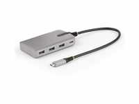 StarTech.com 4-Port USB-C Hub with USB-C DP Alt Mode Video Output 4K 60Hz, 3x USB-A,