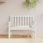 vidaXL Gartenbank-Auflage Creme 100x50x4 cm Oxford-Gewebe